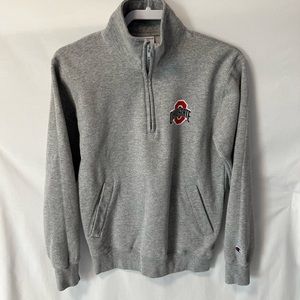 Champion Ohio State Half Zip Sweatshirt